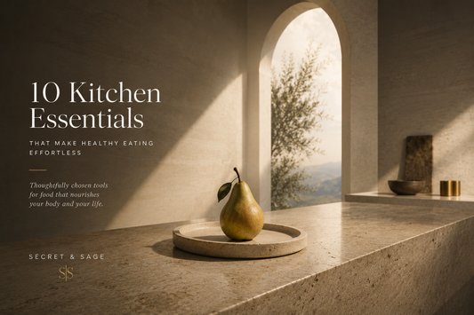 10 Kitchen Essentials That Make Healthy Eating Effortless Thoughtfully chosen tools that make healthy habits feel natural—not complicated.