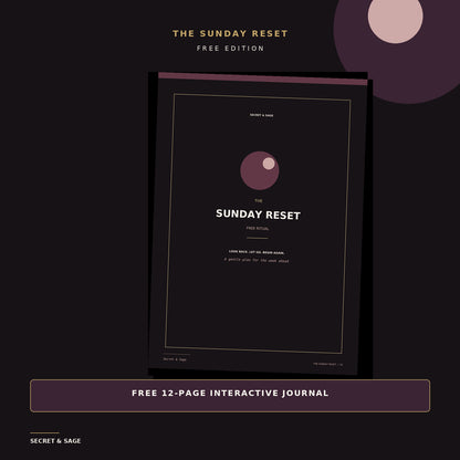 The Sunday Reset — Free Edition